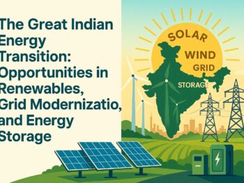 The Great Indian Energy Transition: Opportunities in renewables, grid modernization, and energy storage.