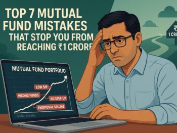 Top 7 Mutual Fund Mistakes That Stop You from Reaching ₹1 Crore
